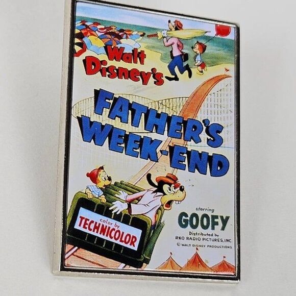 Disney Pin Goofy Movie Poster 2002 Father's Weekend 12 Months of Magic 12484 Vtg - Picture 3 of 5